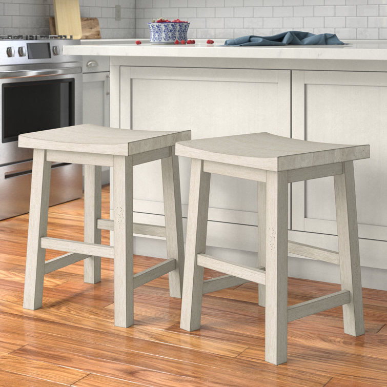 Andover Mills™ Canup Solid Wood 24" Counter Stool & Reviews Wayfair